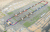 Aerial visualisation of the DWC concourses and terminal, with the tracks for the Automated People Mover highlighted